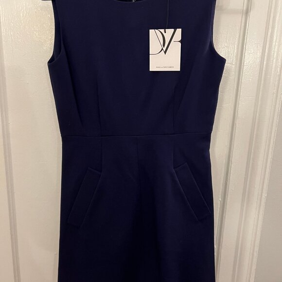 NWT DVF Carpreena Ponte Mini Dress - Picture 3 of 5